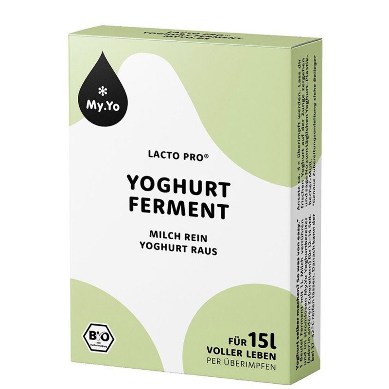 Ferment BIO probiotique pour yogourt LACTO PRO - 3 sachets de 5g - My.Yo