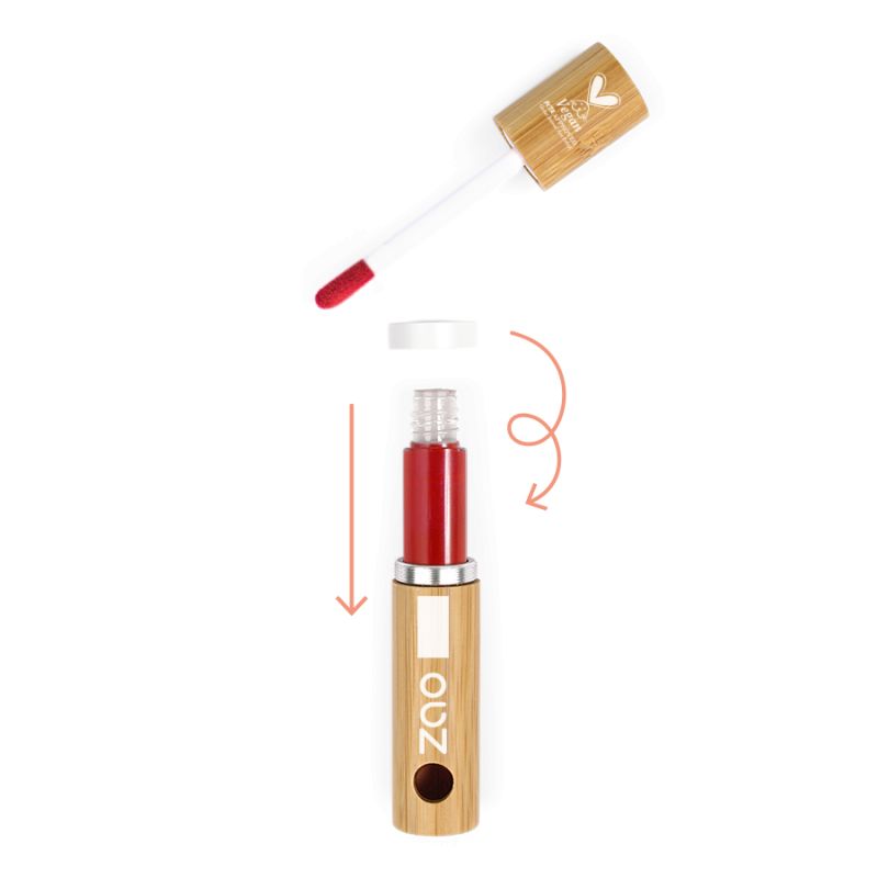 Lippenstift "Audacieux“ - 90% Natural & Vegan - Nr. 450, Le Rouge - Zao