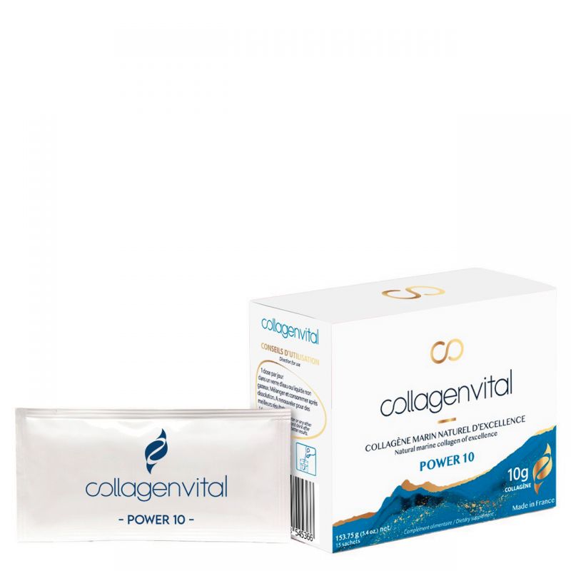 Collagene Vital Power, alta concentrazione di puro collagene marino - 30 bustine, 307,5 g - Vita