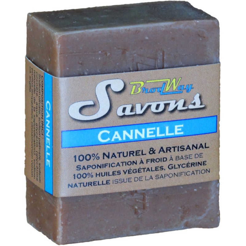 Savon Artisanal Suisse "Cannelle" - 100% naturel, saponification à froid – 85g - BrodWay