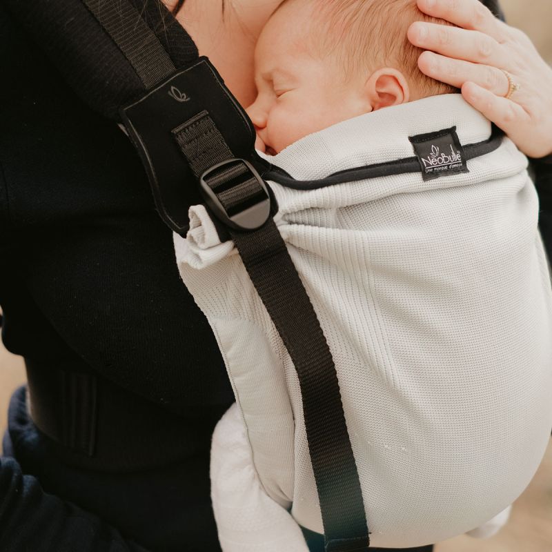 Porte-bébé préformé, My Néo, Ultra léger - 0 à 1 an, Gris - NéoBulle