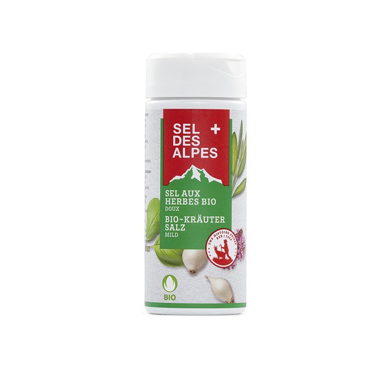 Kräutersalz BIO (Schweiz), Mild - 80g- Saline de Bex