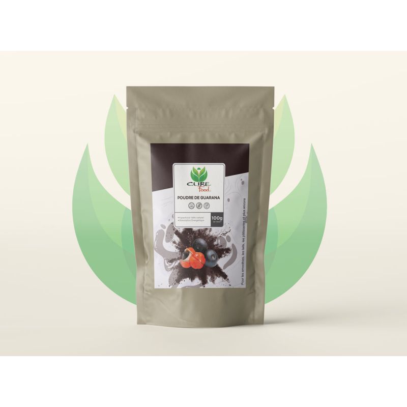 Guarana Pulver (rein), Natürliche & nachhaltige Energie - 100g - CureFood