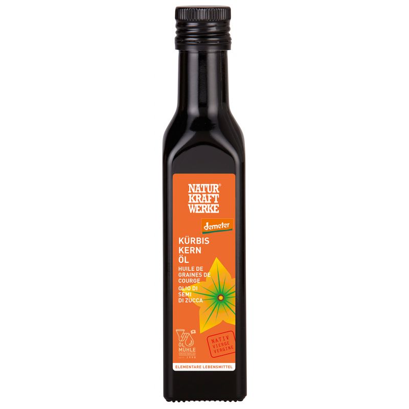 BIO natives Kürbiskernöl (Österreich, Demeter) - 250ml - NaturKraftWerke