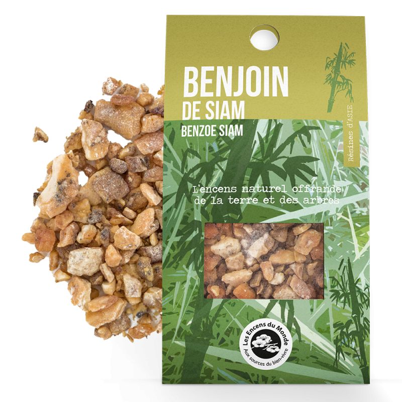 Benzoeharz aus Siam (natürliches Räucherwerk) – 20g – Les Encens du Monde