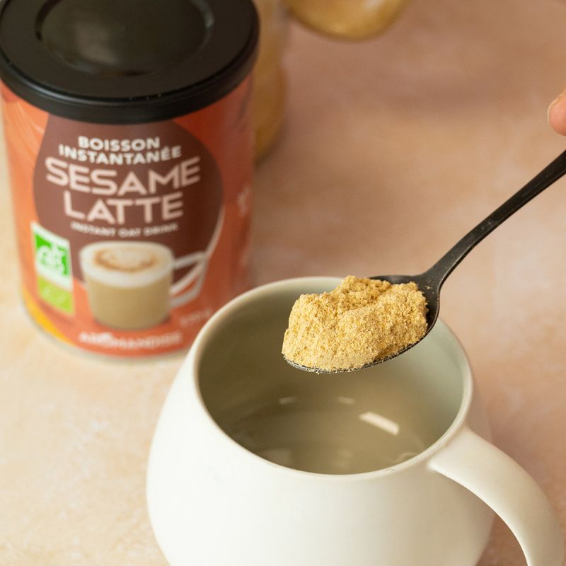 Instantgetränk, Bio-Sesam-Latté (samtige & cremige Textur auf Haferbasis) - 170g - Aromandise