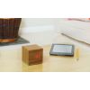 Orologio ecologico Teak Cube Plus, 4 funzioni - Gingko Design