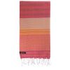 Fouta in cotone biologico, Collezione SUD, Azalea - 100x200cm - Karawan