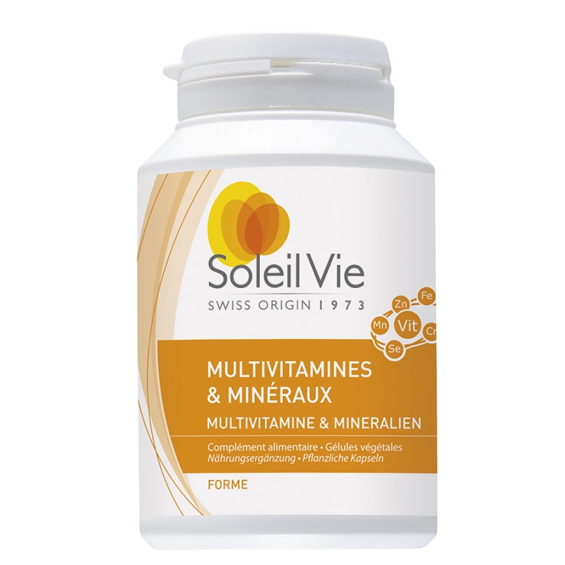 Multi-vitamine & minerali naturali - Soleil Vie
