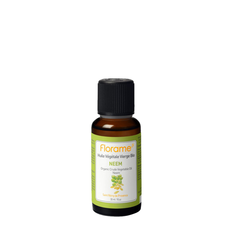 Olio vegetale vergine biologico di Neem per corpo e viso - 30ml - Florame