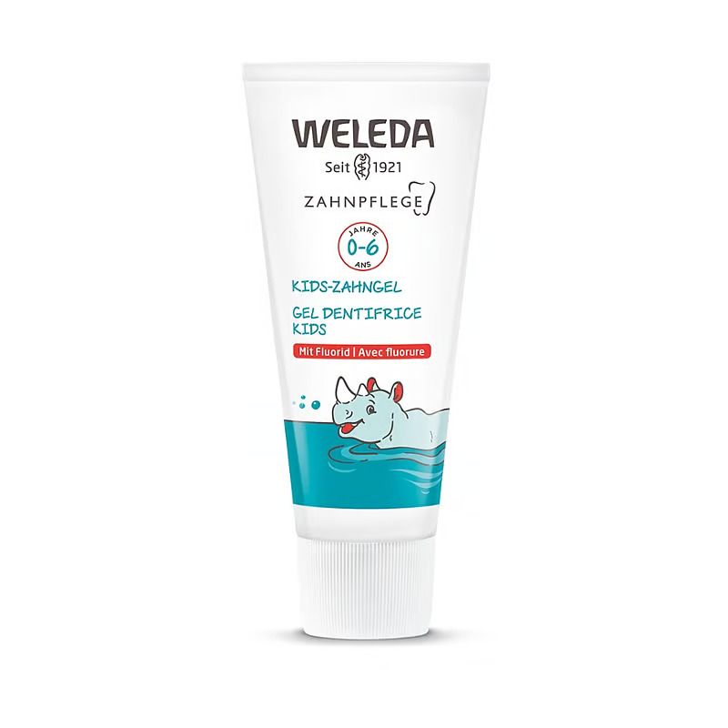 Gel dentifrice Kids (0 à 6 ans) avec fluore - 50ml - Weleda