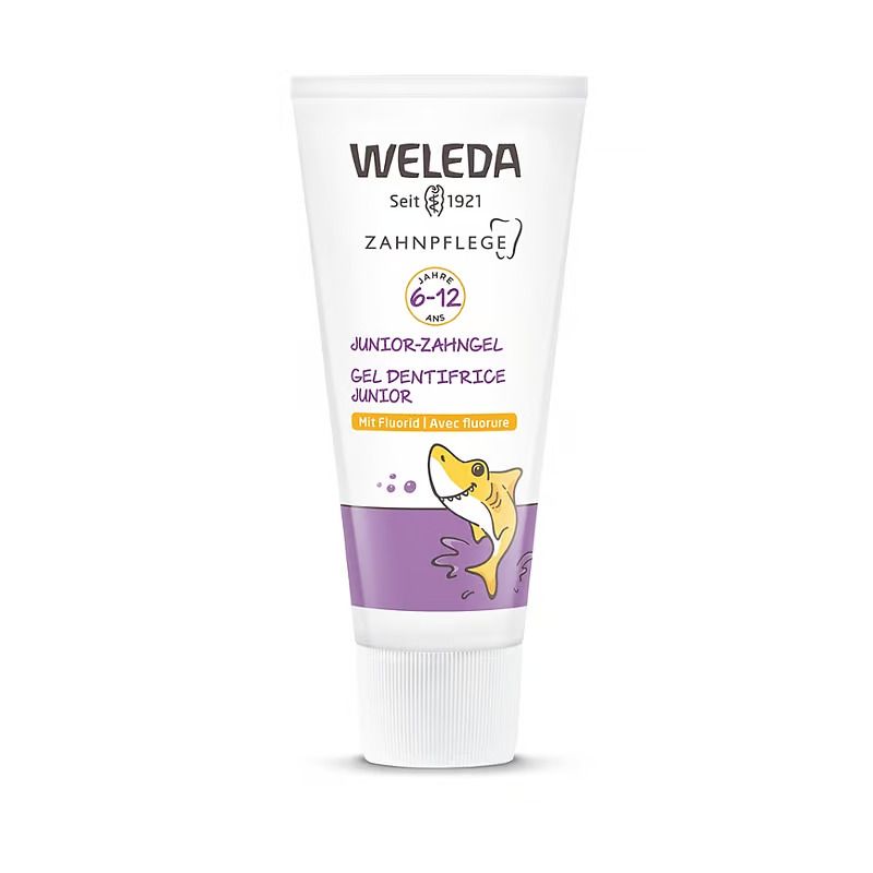 Gel dentifrice Junior (6 à 12 ans) avec fluore - 50ml - Weleda