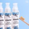 Dentifrice BIO à la menthe poivrée & menthe des champs (en verre consigné et réutilisable)  - 100ml - Cozie