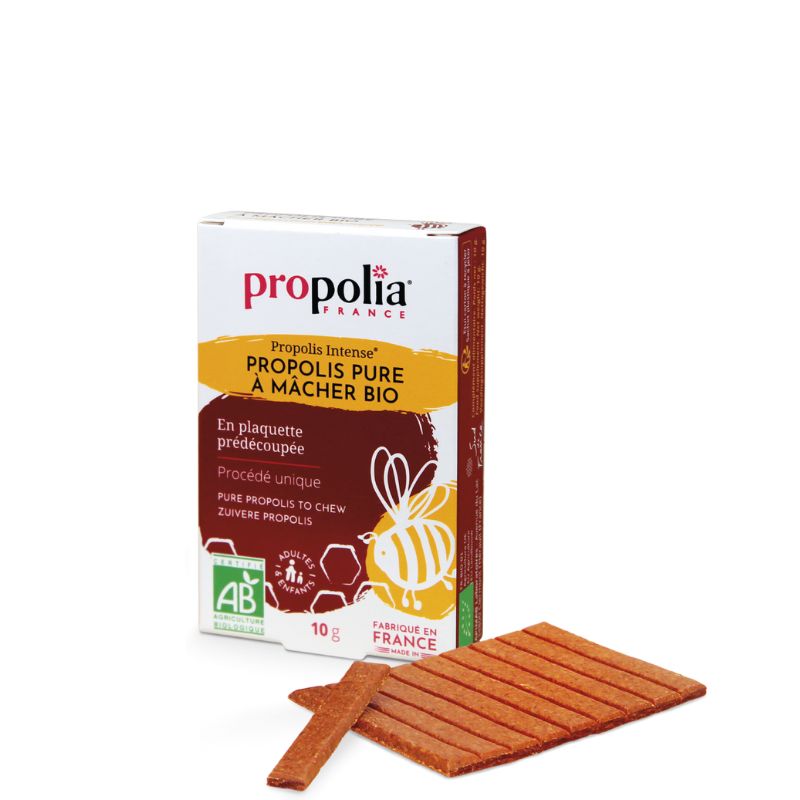 Propolis pure et BIO \u00E0 m\u00E2cher - 10g - Propolia