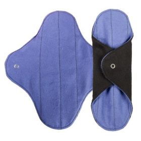 Assorbenti igienici lavabili e riutilizzabili in cotone 100% biologico, bicolore - 2 pezzi, Flusso leggero - Anaé