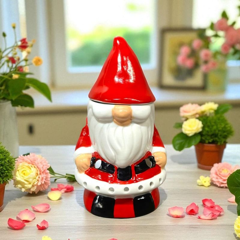 Brucia-essenze in ceramica con candela, Serie Festiva – Babbo Natale – ZEN’Arôme