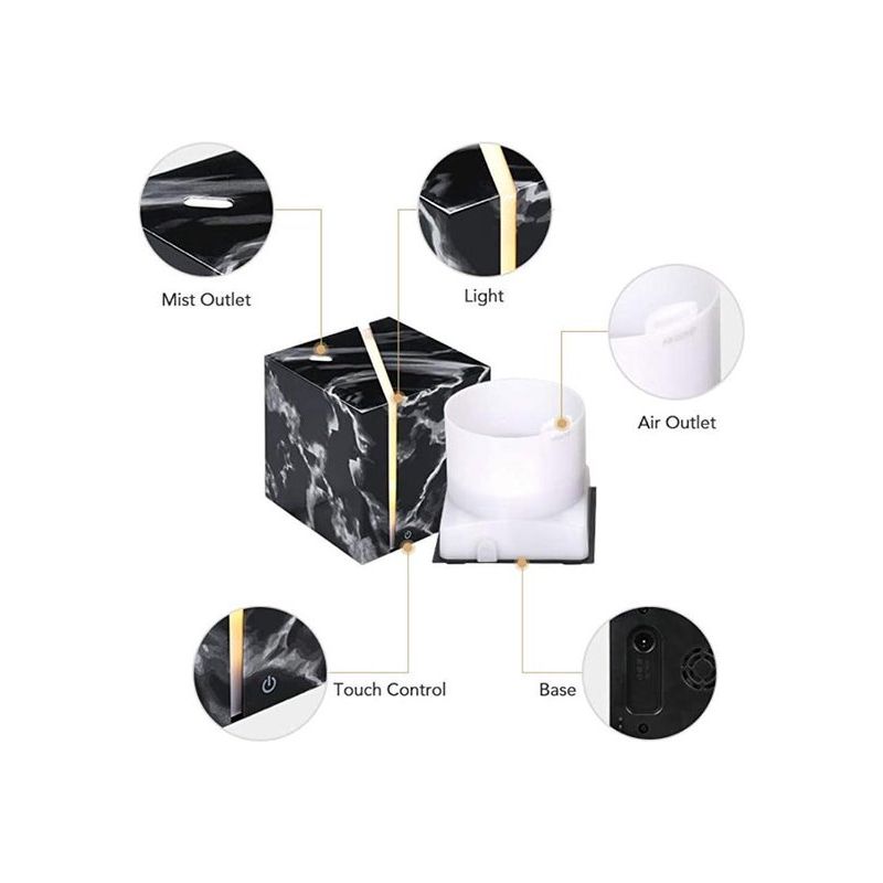 Diffusore di aromi a ultrasuoni – White Marble – Swiss Eco Shop