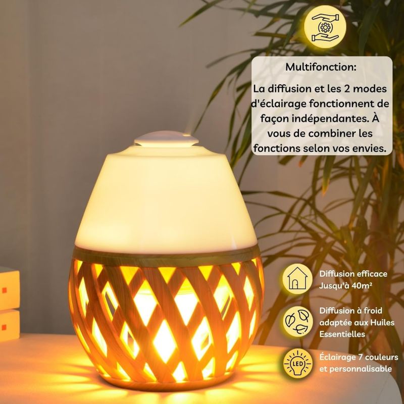 Diffuseur d'huiles essentielles, Ultrasonique - DOLSIA - ZEN'Arôme