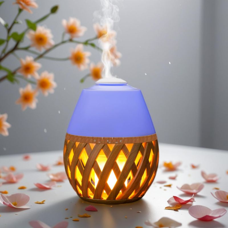 Diffusore di oli essenziali a ultrasuoni DOLSIA – Multicolore & effetto candela – Zen’Arômebig & Kerzenlichteffekt – Zen’Arôme