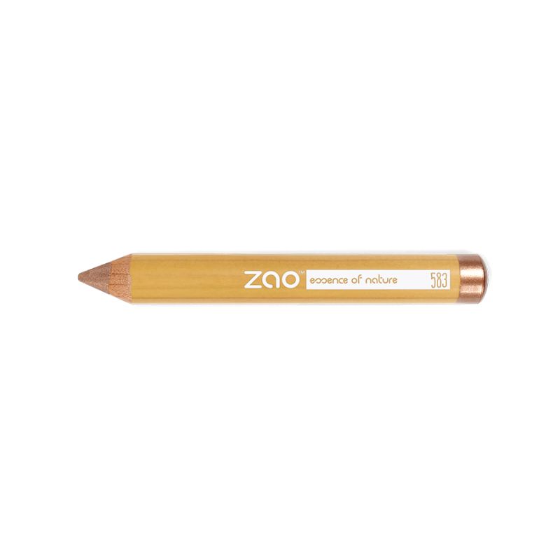 Crayon pour les yeux Jumbo  - 100% naturel, Bio & Vegan - N° 582, Brun irisé - Zao