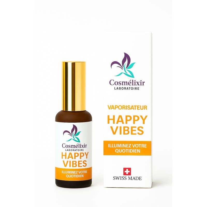 Aromaspray Happy Vibes - Erhellen Sie Ihren Alltag - 50ml - Cosmélixir