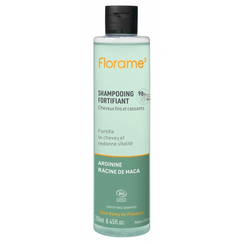 Bio-Stärkendes Shampoo mit Arginin & Maca - 250 ml - Florame