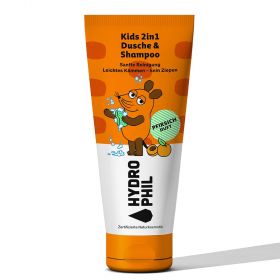 Shampooing et douche 2-en-1 pour enfants - La Souris, senteur pêche - 200 ml - Hydrophil