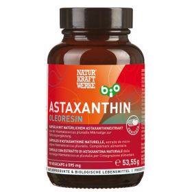 Astaxanthine Oléorésine bio - 90 Vegicaps à 595 mg - NaturKraftWerke