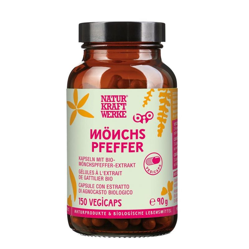 Agnocasto Estratto BIO - 150 Vegicaps - NaturKraftWerke