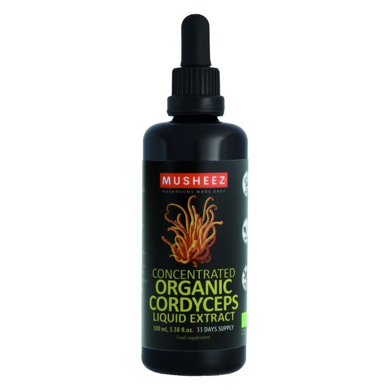 Cordyceps BIO, extrait liquide concentré de champignon vital - 100 ml - NaturKraftWerke