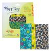 Kit de 3 Bizz-Bizz rectangles (emballage alimentaire réutilisable en cire d'abeille bio) - S/M/L - Ah! Table