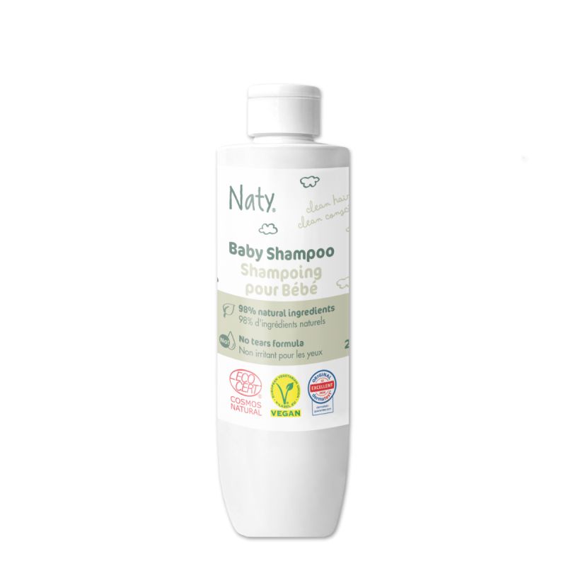 Shampoo biologico per bambini, delicatamente detergente - 200ml - Naty