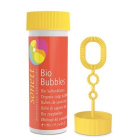 Sonett BioBubbles - 45 ml - Bio-Seifenblasen, pflanzliche Zutaten, NCP-zertifiziert, ab 3 Jahren