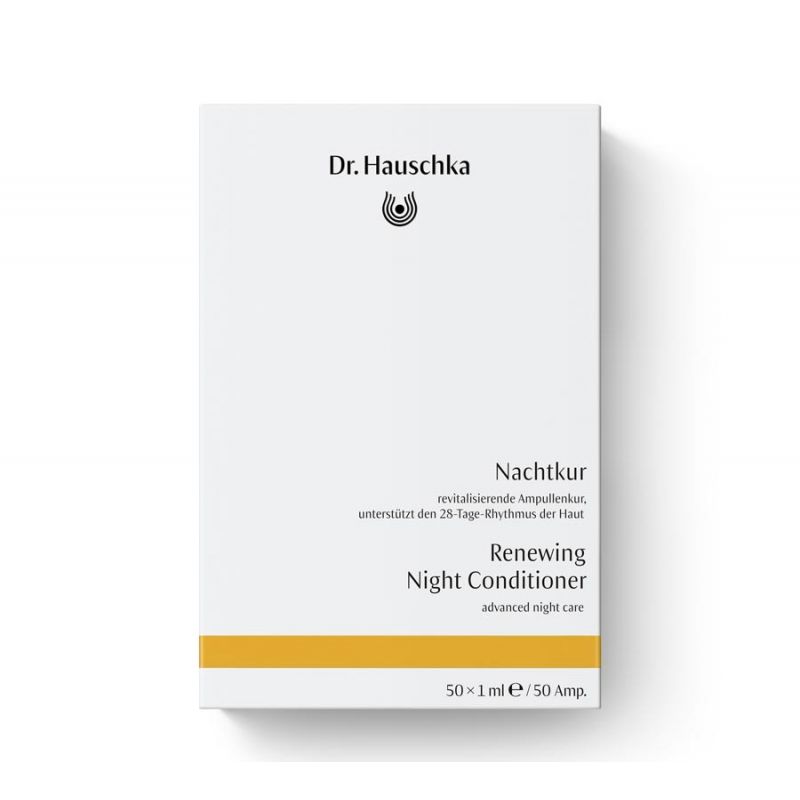 Dr. Hauschka Nachtkur - 50 x 1 ml - revitalisierende Ampullen, NATRUE-zertifiziert, alle Hautbilder