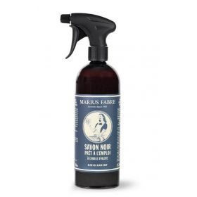Schwarze Seife Spray Multi-Oberflächen Marius Fabre - 750 ml - Ecocert-zertifiziert, Flasche 100 % rPET