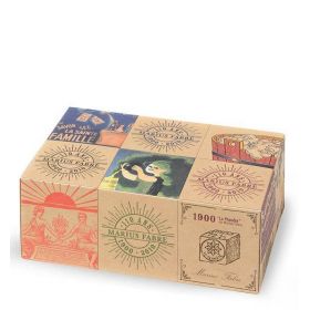 Sapone di Marsiglia Collector Marius Fabre - 6x200g - olio du2019oliva, astucci illustrati, certificato Ecocert