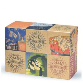 Sapone di Marsiglia Collector Marius Fabre - 6x200g - olio du2019oliva, astucci illustrati, certificato Ecocert