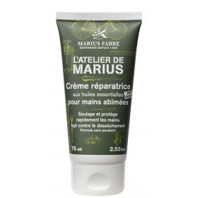 Crema riparatrice mani danneggiate Atelier de Marius - 75ml - olio oliva BIO, karité, lavanda