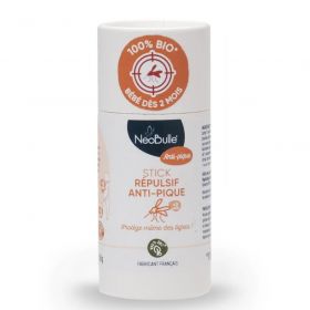 Stick repellente anti-zanzare BIO Néobulle - 50g - bebè da 2 mesi e adulto