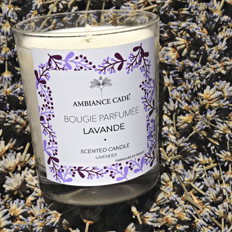 Cade Öl-Kerze, Lavendel-Duft - 400g, ca. 45h - Ambiance Cade