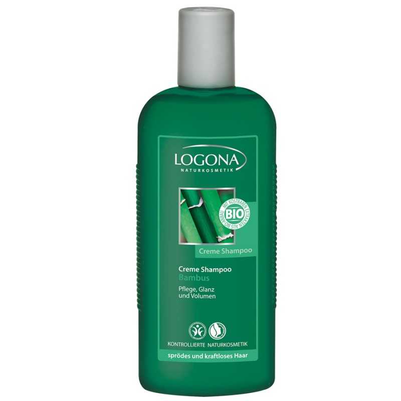 Shampooing crème au bambou, pour des cheveux sains et brillants - 250ml - Logona