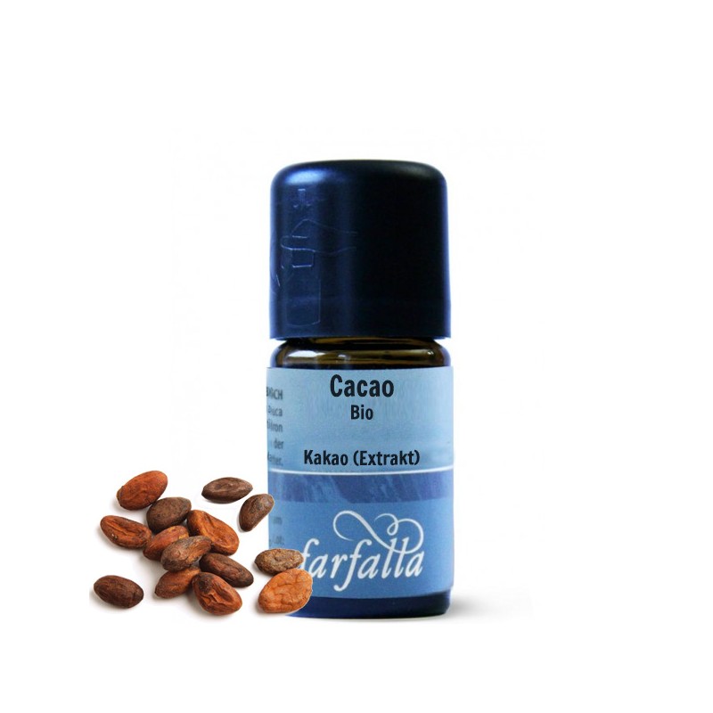 Huile essentielle (Ethérée) - Cacao (extrait) Bio - 100% naturelle et pure - 5ml - Farfalla