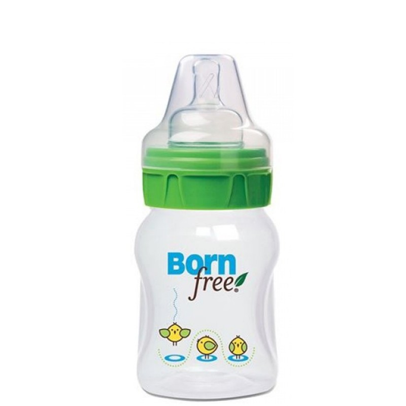 Antikolik-ECO Babyflasche mit Silikonsauger (ohne Bisphenol) - 150 ml - Born Free