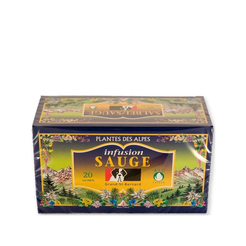 Tisana (tè) alla salvia - 20 sachetti - San Bernardino