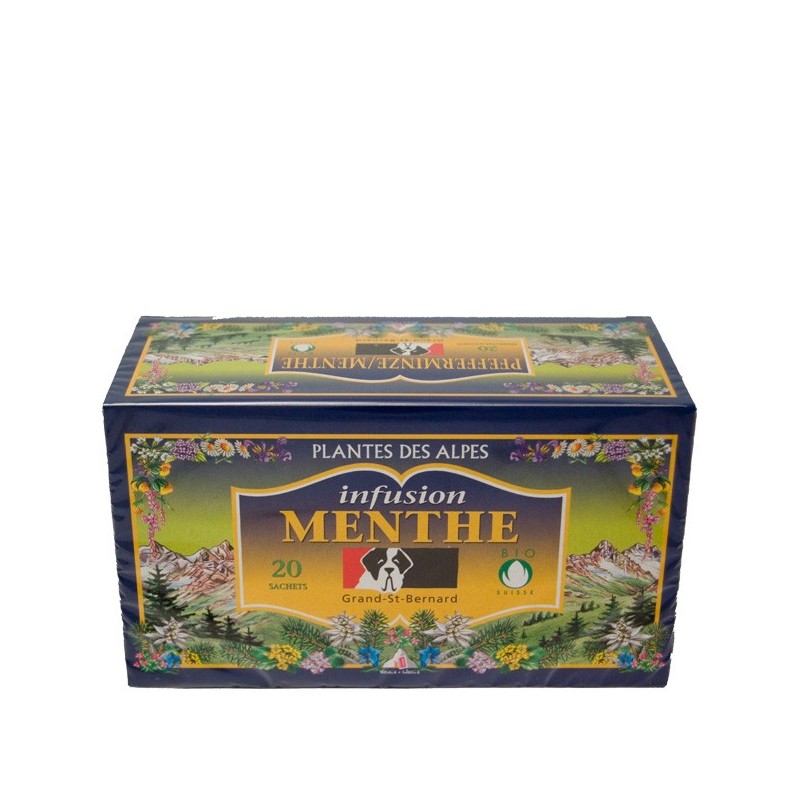Tisana (tè) alla menta - 20 sachetti - San Bernardino