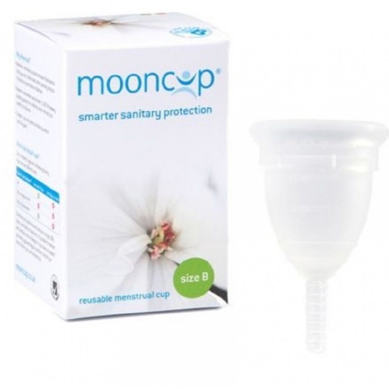 Mooncup - La coupe menstruelle originale en silicone souple réutilisable, Taille B - Mooncup