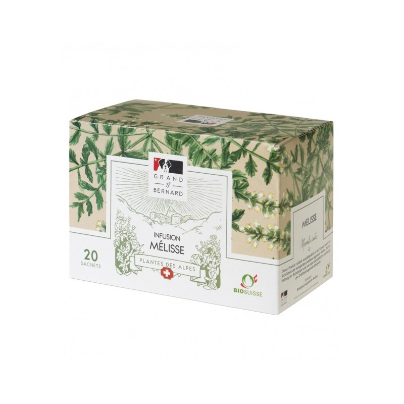 Tisane (Thé) à la Mélisse - 20 sachets - Grand-St-Bernard