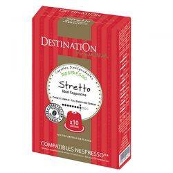 Biospresso Stretto N°11 (Corsé et Complet), 10 Capsules pour Nespresso® - Destination