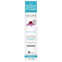 Schützende Tagescreme Bio-Sonnenhut & Tigergras - 30ml - Logona