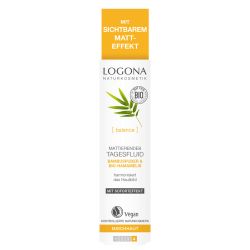 Fluido Giorno Opacizzante, Bambù & Amamelide BIO - 30ml - Logona